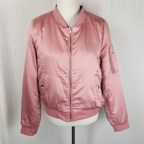 shiny pink jacket